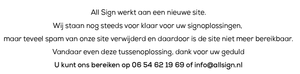 nieuwe site allsign.nl